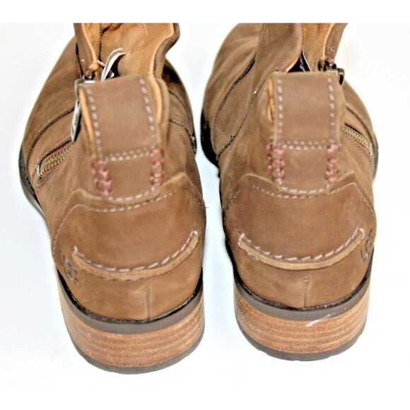 UGG Aureo II Ankle Boots Women's sz 8 Camel Brown Suede Waterproof Ankle Bootie - Picture 4 of 8